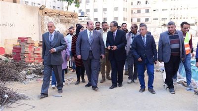 لجنة وزارة التخطيط تزور جامعة سوهاج للوقوف على نسب الإنجاز المحققة بالمشروعات الإنشائية