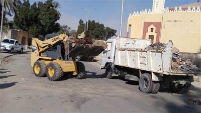 حملة نظافة موسعة في قرية القسيمة بوسط سيناء