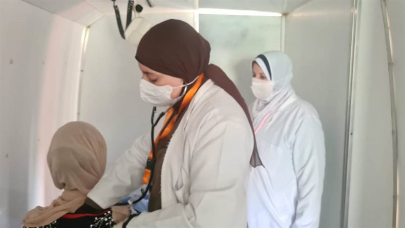 الكشف على ١٨٢٨ مواطنا