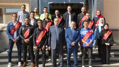 عبد الرحمن محمد رجب رئيسًا لاتحاد طلاب جامعة الوادي الجديد