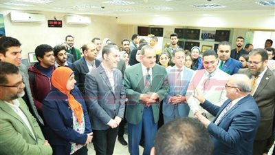 نورالدين: يتفقد مركز نظم المعلومات الجيومكانية بكفر الشيخ