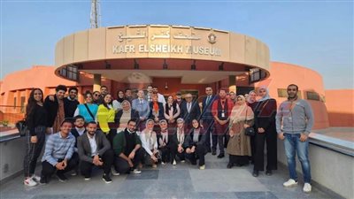 وفد الفنون الجميلة بجامعة الإسكندرية يشيدون بمحتويات متحف كفر الشيخ