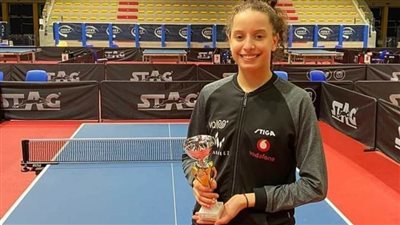 هنا جودة تتوج بذهبية الزوجي المختلط ببطولة العالم للناشئات تحت 15 سنة