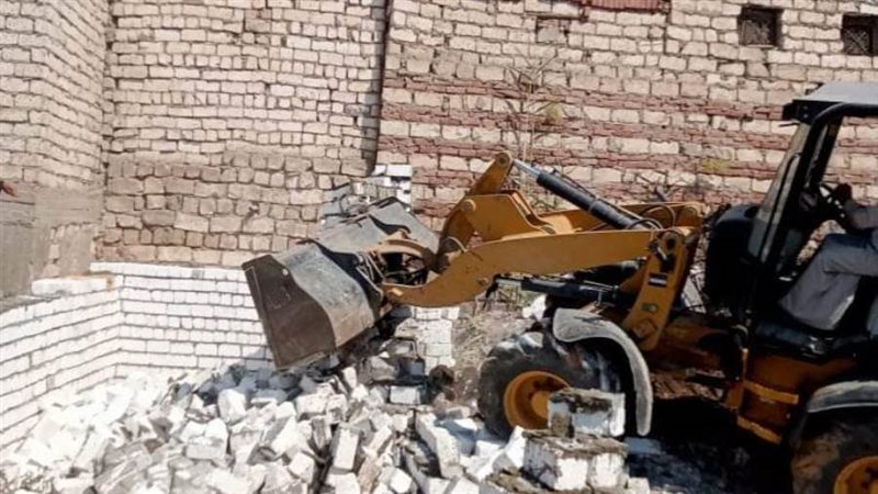 انهيار جزء من منزل