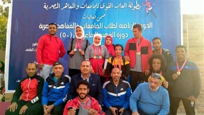 طلاب جامعة أسيوط لذوي الهمم يحصدون 18 ميدالية فى أول مشاركة ببطولة الدورة الرياضية لطلاب الجامعات المصرية 