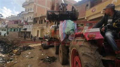 رفع 2005 أطنان قمامة بمراكز ومدن كفر الشيخ