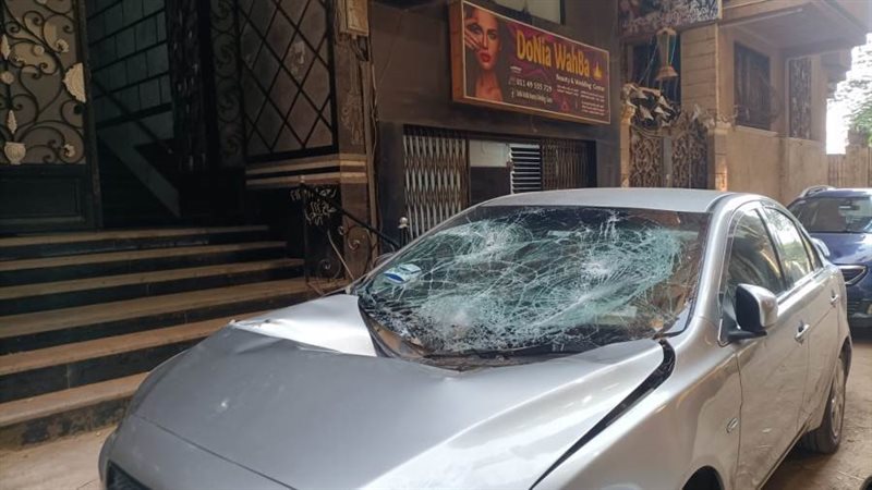 سقوط ربة منزل من