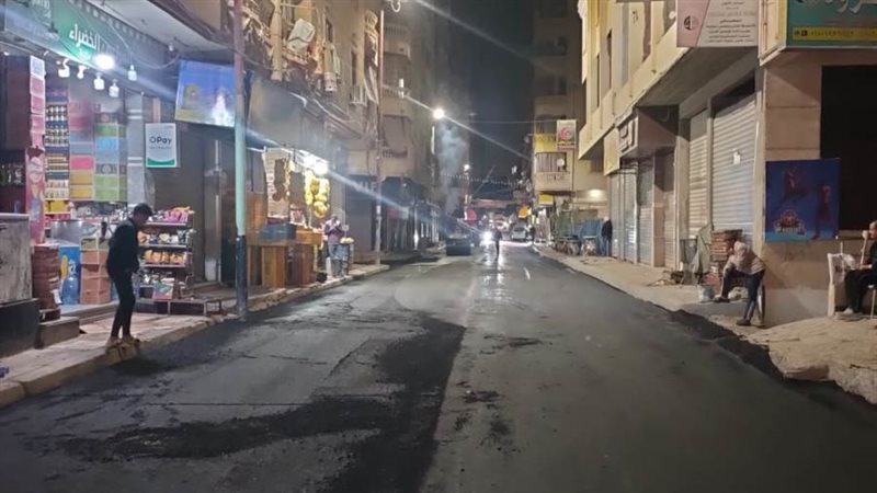 رصف الطرق بأحياء