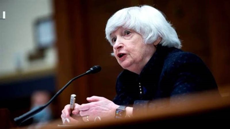 وزيرة الخزانة الأمريكية