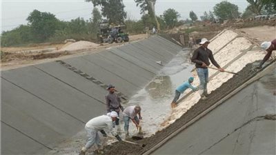 تبطين 115 ترعة بمراكز البحيرة بتكلفة 2 مليار و858 مليون جنيه 