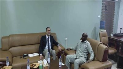 سفير مصر بالخرطوم يلتقي المفوض العام لمفوضية نزع السلاح وإعادة الدمج بالسودان