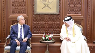 رئيس مجلس النواب يلتقي رئيس مجلس الشورى القطري