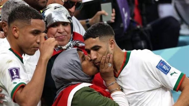 احتفالات منتخب المغرب