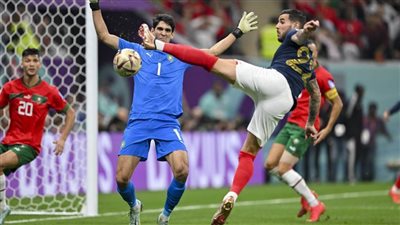 عاجل| شوط أول لصالح منتخب فرنسا أمام المغرب في نصف نهائي المونديال