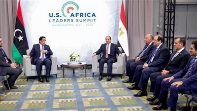 عاجل.. الرئيس السيسي يلتقي رئيس المجلس الرئاسي الليبي على هامش القمة الأمريكية- الإفريقية