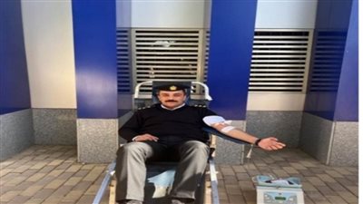 الضباط والأفراد والمجندون بمديرية أمن الوادي الجديد يشاركون في حملة تبرعات بالدم