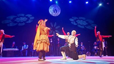 عرض فني مميز لفرقة غزل المحلة للفنون الشعبية على مسرح 23 يوليو 