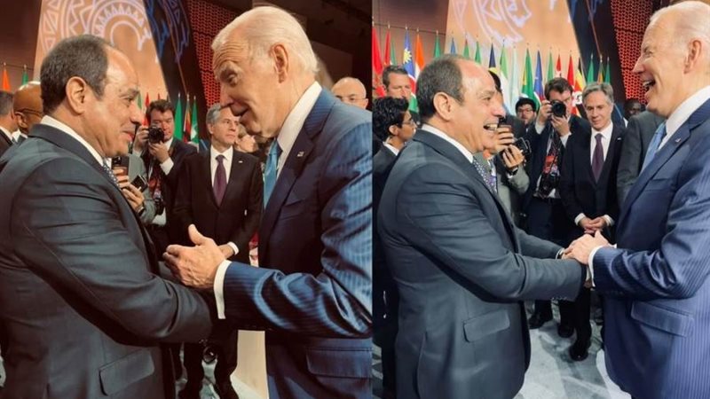 الرئيسان السيسي وبايدن