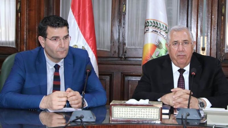لقاء وزير الزراعة