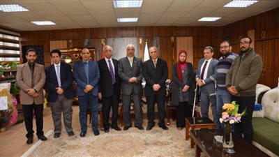 جامعة أسيوط تستقبل أعضاء لجنة إدارة الدعم والتميز بوزارة التعليم العالي والبحث العلمي 