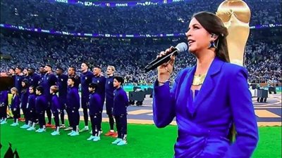 فرح الديباني: تلقيت خبر مشاركتي في حفل ختام كأس العالم قبل يومين  