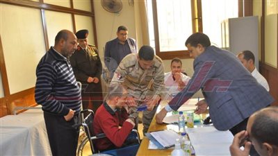 التجنيد والتعبئة تجري الكشف الطبي على 35 طالبًا من ذوي الهمم بجامعة كفر الشيخ
