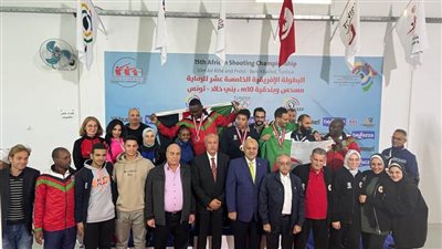 ذهبيتان وبرونزية لمصر في بطولة إفريقيا للرماية بتونس