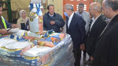 محافظ القليوبية يتفقد مصنع إنتاج الأرز بالمنطقة الصناعية بالعبور 