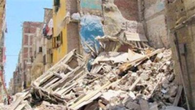 انهيار منزل مكون من طابقين دون خسائر في الأرواح بسوهاج