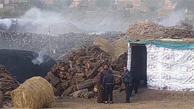 ضبط 16 مكمورة فحم نباتي مخالفة بمركز بلبيس بالشرقية