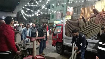 ضبط ٥٨٧ حالة إشغال متنوع بشوارع الإسكندرية خلال ٢٤ ساعة