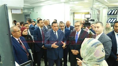 وزير التنمية ومحافظ كفر الشيخ يتفقدان الإدارة العامة للتخطيط والتنمية العمرانية