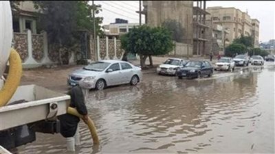 أمطار غزيرة وموجة برد واستمرار الطقس السيئ بشمال سيناء