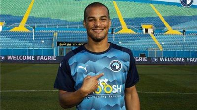 لاعب بيراميدز فخري لاكاي رجل مباراة الاتحاد السكندري بالدوري