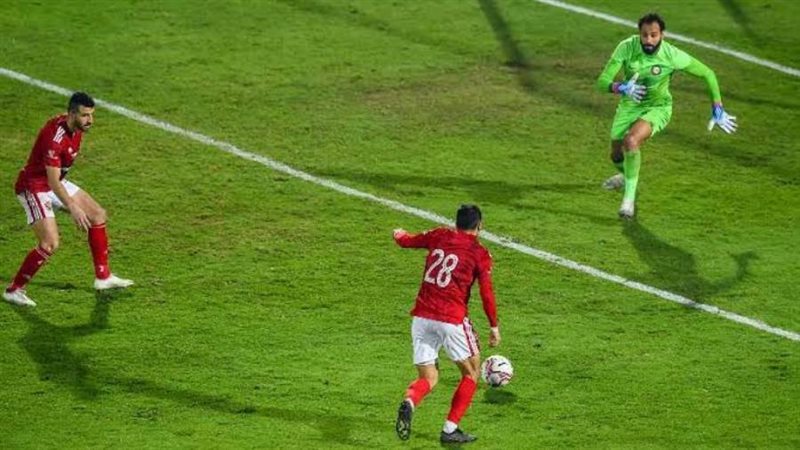 جانب من المباراه