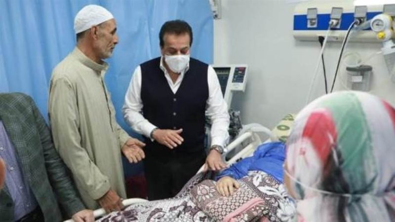 وزير الصحة بمستشفى