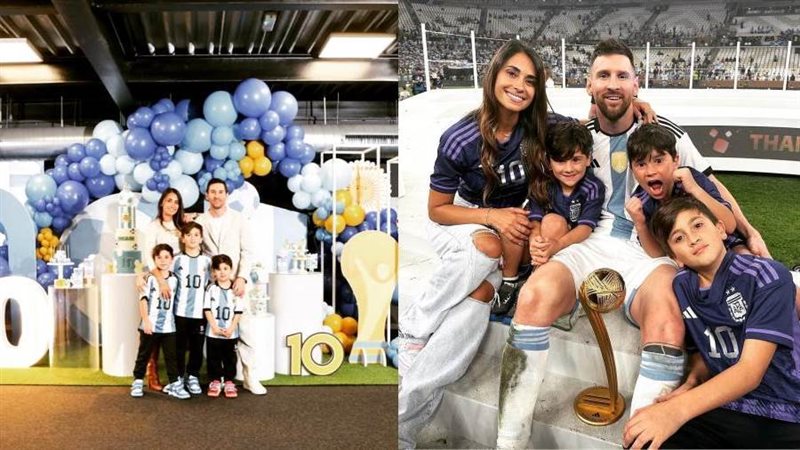 ميسي والعائلة وأجواء