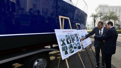  الرئيس السيسي يتابع جهود توطين صناعة مراكب الصيد 