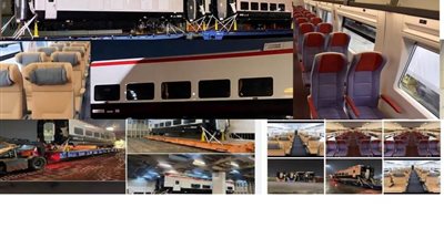 عاجل| القطاران الثالث والرابع.. قطارات التالجو تصل مصر