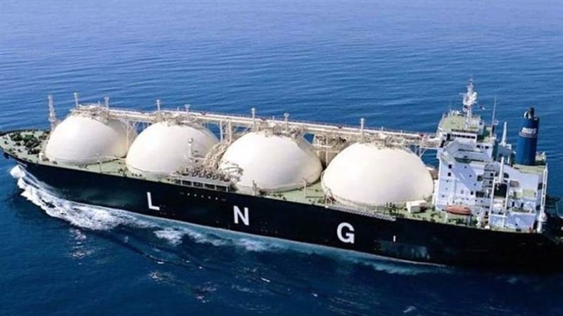 شحنة من الغاز الطبيعي