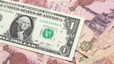 ارتفاع أسعار صرف الدولار مقابل الجنيه المصري بقيمة 25 قرشا شراء وبيع