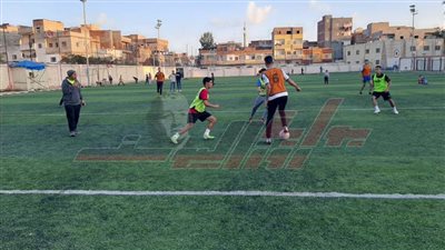 انطلاق الدور قبل النهائي بخماسى كرة القدم احتفالاً بعيد الشرطة بكفر الشيخ