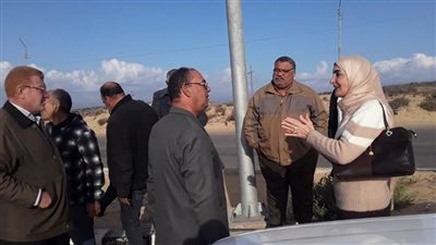 رسلان تتفقد سوق الجملة ومحطات الوقود بالعريش 