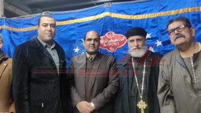 رئيس مدينة بيلا يزور كنيسة مارِ جرجس لتهنئة الأقباط بعيد الميلاد المجيد