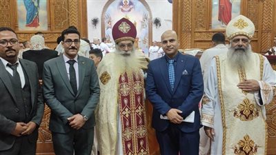 وفد المصريين الأحرار يجوب المرج والخصوص للتهنئة بأعياد الميلاد