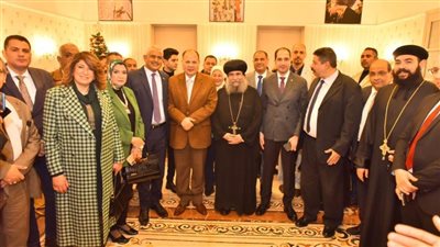 محافظ أسيوط يزور مطرانية الأقباط الأرثوذكس والكنيسة الإنجيلية الثانية بحي شرق للتهنئة بعيد الميلاد المجيد