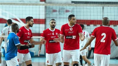 الأهلي يهزم سموحة 3/1 بدوري رجال الطائرة