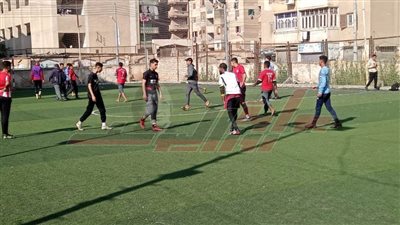 القصابى أول المجموعة الأولى من دوري خماسى كرة القدم بشباب سيدي سالم