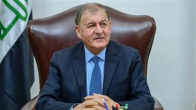 الرئيس العراقي يؤكد ضرورة استمرار الجهود لعودة النازحين إلى مناطقهم