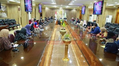 كفر الشيخ تناقش خطة العمل بمراكز المعلومات والمراكز التكنولوجية